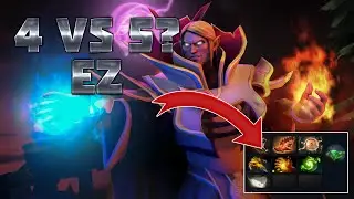 ПОТНАЯ КАТКА НА ИНВОКЕРЕ (С ТОКСИКОМ В КОМАНДЕ) | Dota 2 VOD