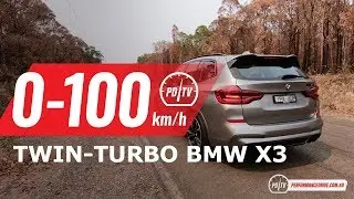 2020 BMW X3 M Competition 0-100km/h & engine sound
