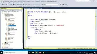 Vídeo Aula - SQLServer - Criar Procedure
