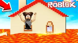 LAVLARDAN KAÇ!!😲🔥Roblox The Floor Is LAVA!