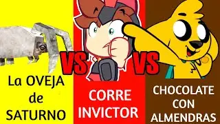 La OVEJA de SATURNO vs CORRE INVICTOR vs CHOCOLATE CON ALMENDRAS !! (Batalla de Canciones)