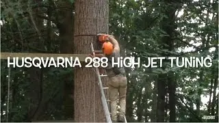 Husqvarna 288 revisit ,there is a problem. hi jet tuning.