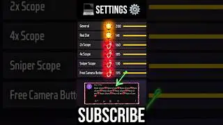 Free Fire Headshot Trick Setting Poco x3 Pro Sensitivity 6gb, 8gb, Ram Headshot Sensitivity Setting