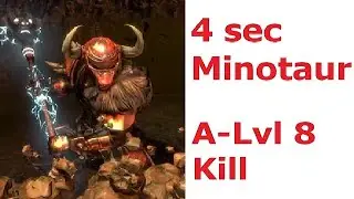 4 sec Minotaur | Awakened LVL 8 | POE 3.9 Shaper Guardian