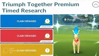 Speedrunning New Special Research Triumph Together in #pokemongo