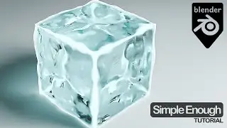 HOW to make Ice cube in blender | Beginner tutorial