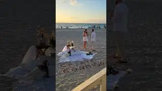 did she say yes? #engagement  #proposal #miami #miamibeachlife #photography #beachphotography