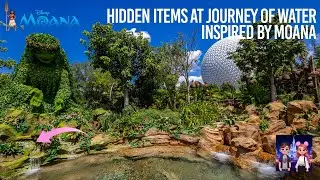 Moana Hidden items At Disney's Journey Of Water Inspired by Moana Epcot