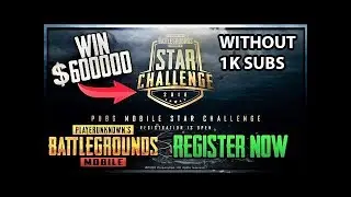 How to register PUBG Mobile Tournament without 1k Subscribers