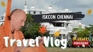 FIRST TRAVEL VLOG | Iskcon Chennai | HARE KRISHNA 🙇