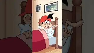 Ugly monster in the closet!😨 #2danimation #animation #funny #spongebob #memes #minecraft