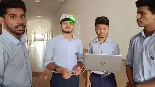Priyadarshini Student Present Project On IOT With ML Using NOD MCU, BUZZER, ULTRASONIC SENSOR...