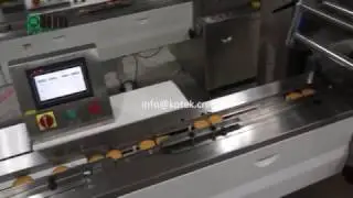 biscuit pile up packaging line