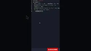 C Program to Print Fibonacci Series #shorts