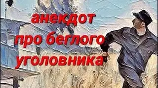 Анекдот про беглого преступника.