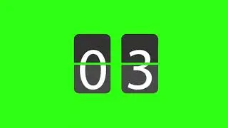 10 - 0 Number countdown Green Screen Video Effect || Green Screen Video Effect