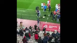 Драк футболисты Спартака и Динамо