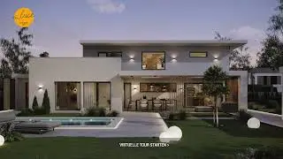Inspiration Außenbeleuchtung | 3D-Villa | Virtueller Rundgang | perfekte Lichtverhältnisse