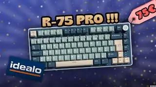 je vous présente mon tout nouveau clavier ( royal kludge R75 pro )🤩
