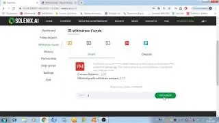 Как заработать в интернете? Выплата средств с хайп проекта SOLEMIX.