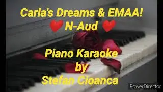 Carla's Dreams & EMAA - N-Aud! ❤️ Piano karaoke +PARTITURA