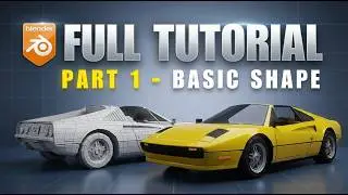 Blender Car Modeling: Basic Shape Masterclass (Part 1)
