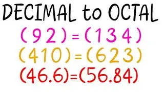 Decimal to Octal , Binary , Hexa conversion in Hindi