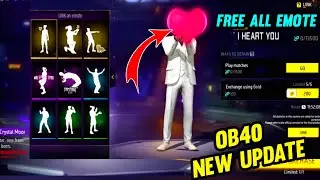 FREE EMOTES LINK SYSTEM FREE FIRE | OB40 NEW EMOTE LINK SYSTEM | FREE ALL EMOTES | OB40 UPDATE