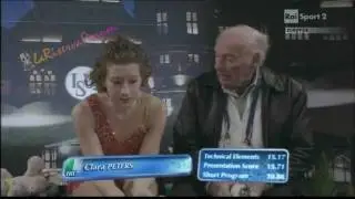 Europei Sheffield LADIES SP -3/28- Clara PETERS - 27/01/2012