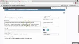 How to upload to youtube