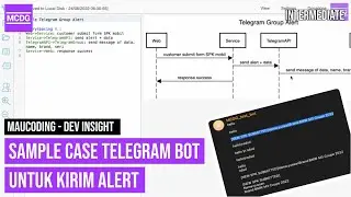 Sample Implementasi Telegram Bot Untuk Mengirim Alert ke Group | Dev Insight  | MauCoding