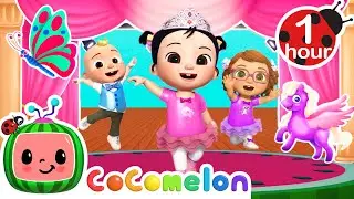 Pink Ballerina Dance | Cocomelon - Nursery Rhymes | Colors for Kids