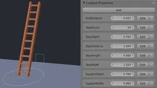 Драйвера в Blender: Автоматическая лестница (часть 1/2)