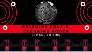 Inkscape Tutorial: Bridging Font & Cleaning Nodes for CNC Cutting