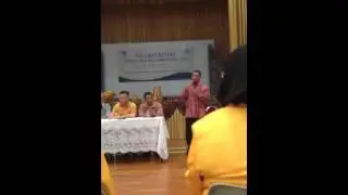 Pidato wakil Dubes Indonesia di Singapura di Orientasi Mahasiswa Baru Universitas Terbuka Singapura