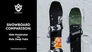 Snowboard Comparison: Ride Deep Fake VS Moderator