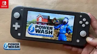 PowerWash Simulator Nintendo Switch Lite Gameplay