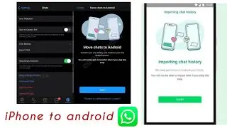 iPhone to android whatsapp chat transfer new method without PC 2021