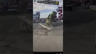 Автобои Краснодар. Прыжок на машине с трамплином.
