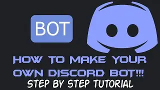 How to make your own discord bot #1 | Getting your bot online and in server