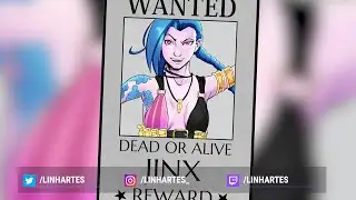 [SPEEDART] Jinx, League of Legends  - Clipstudio paint pro (CSP)
