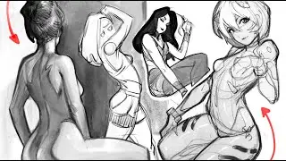 Figure Drawing Workshop ||  5 -10 Minute Timed Poses