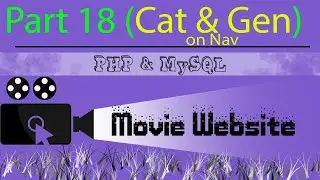 Part 18 Frontend Movie Website - Category and Genre on Navbar - Using PHP and MySQL