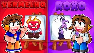 DESAFIO do DIVERTIDA MENTE no DESENHA RÁPIDO do ROBLOX!