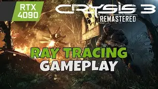 RTX 4090 - CRYSIS 2 REMASTERED - 4K Ray Tracing Native DLSS Gameplay Benchmark Test