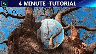 Glass Sphere Effect | Photoshop Tutorial 2020 | Photoshop Effects | How to Photoshop Free