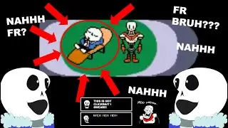 Undeniable Proof of Sans Closing his mouth