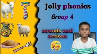 Jolly phonics group 4 with sounds and actions |Tamil| @JuniorWhiz 