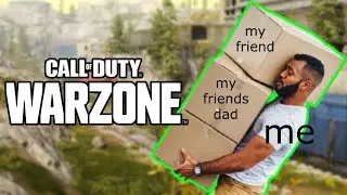 Carrying My Friend's DAD to a WIN on Warzone lol (Cut-Com)