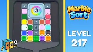 Marble Sort Level 217 (Hard) Walkthrough Solution